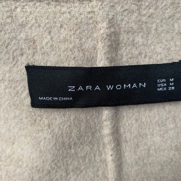 Zara woman coat wool mix NEW Medium - Picture 10 of 10
